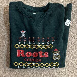 Roots Christmas sweatshirt